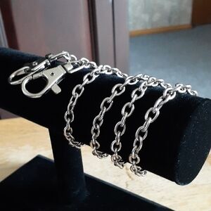 NWOT Silver Replacement Chain Purse Strap TT113